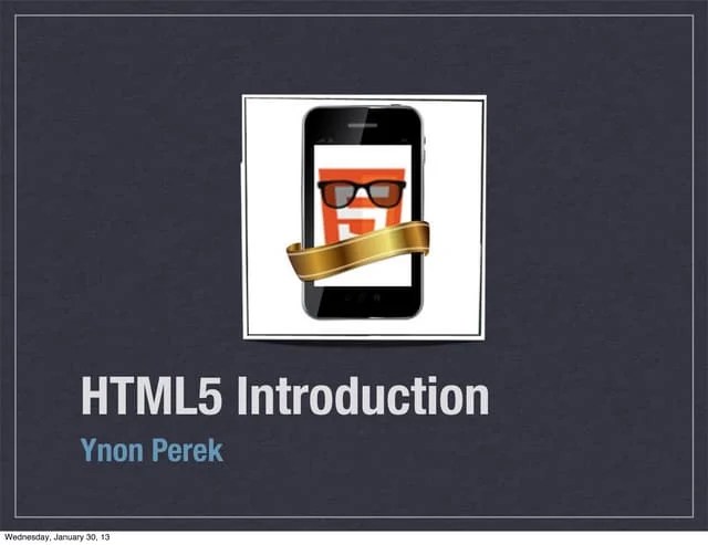 Html5 Intro | PDF | Web Design And HTML | Internet