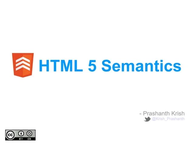 Html5 Semantics | PDF