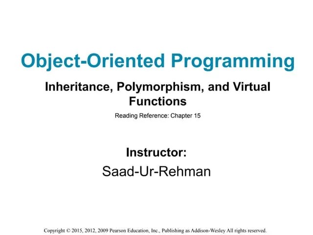 Inheritance, Polymorphism, And Virtual Functions (Ch_15).pptx