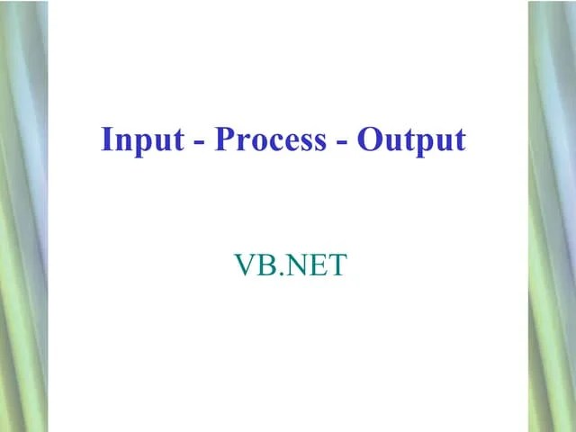 The IPO Model Of Evaluation (Input-Process-Output) | PPT