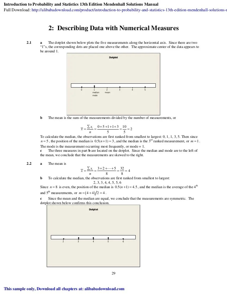 Introduction To Probability And Statistics Solutions Manual Pdf 