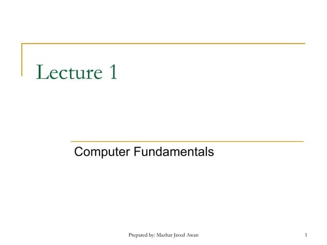 Types Of Computers.pptx BCA Sem 1 Computer Fundamentals | PPT