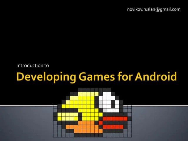 Introduction To Android (and Mobile) Game Development | PDF | 3-D Graphics | Computer Software ...
