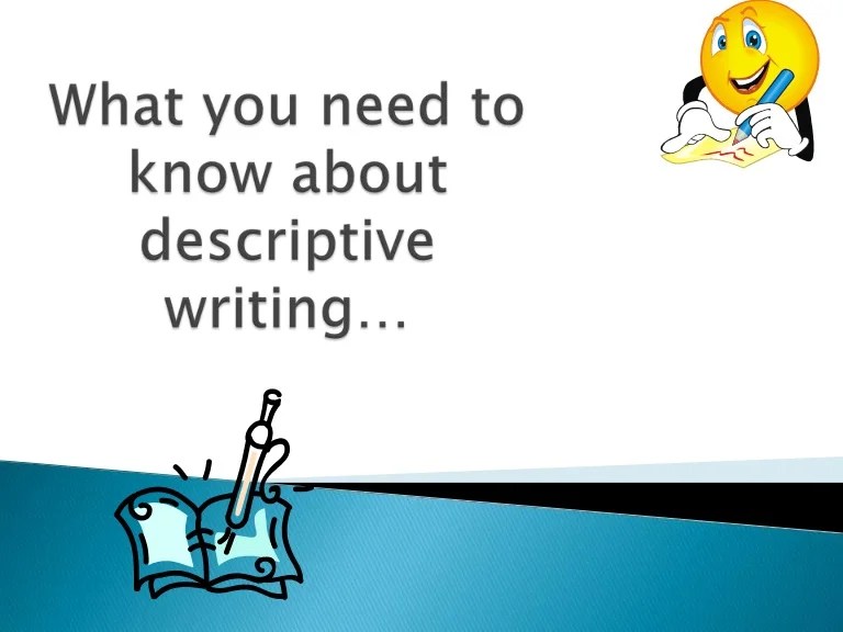 introduction to descriptive writing