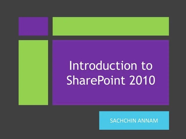 Sharepoint Basics | PDF