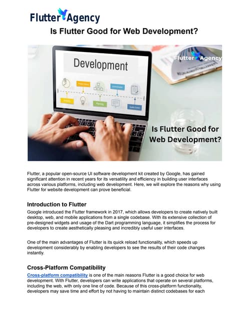 Flutter Developer Skills To Master In 2024.pdf | Programming Languages | Computing