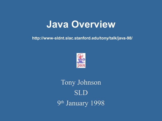 Summer Internship Core Report Java Updated Pptx