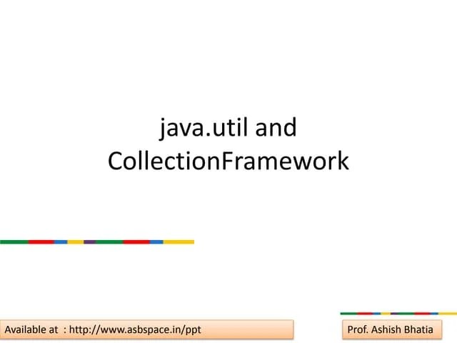 Understanding Date Handling And Collection Framework | PPT