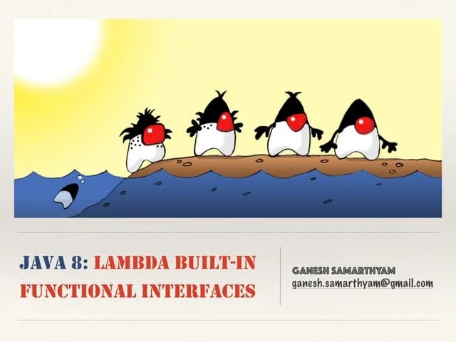 Java 8 Lambda Built-in Functional Interfaces | PDF