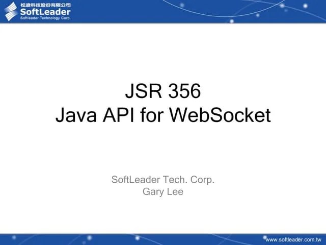 Javaee7 Jsr356-websocket | PPT