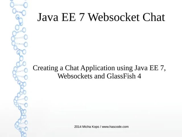 Creating A Java EE 7 Websocket Chat Application | ODP