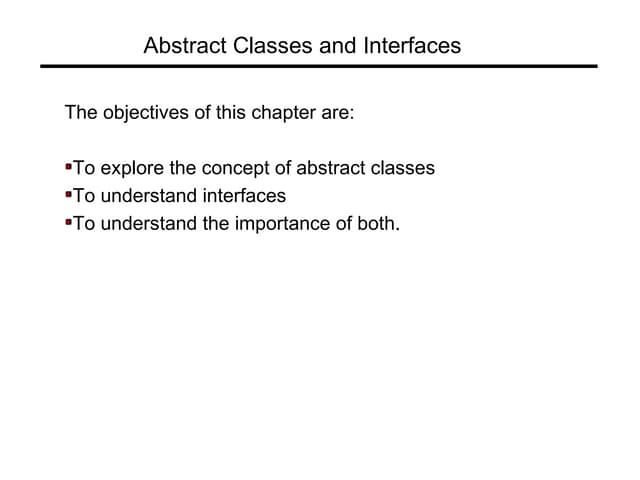 Java Abstract Class & Abstract Methods | PPTX