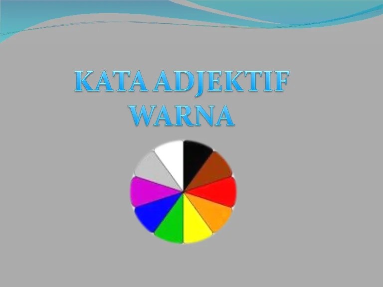 Enter the email address you signed up with and we'll email you a reset link. Kata Adjektif Warna