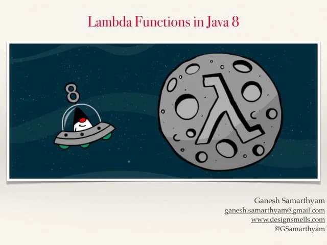 Lambda Functions In Java 8 | PDF