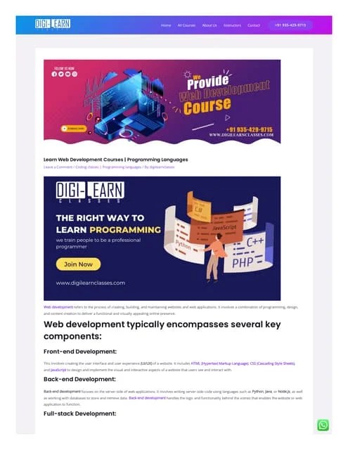 Mastering Web Development Html Css And Java Script Pdf - Best Light Arts in HD