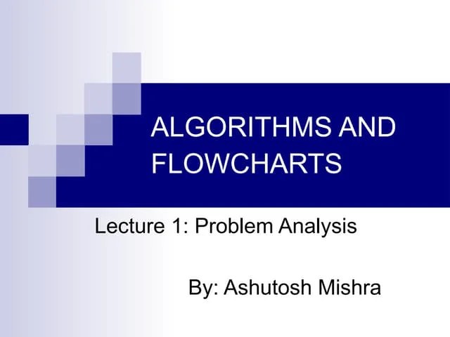 Algorithm And Flowchart | PPTX