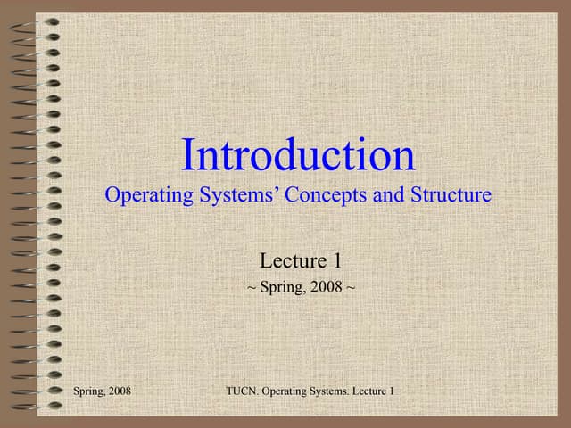 Lecture01 Introduction | PPT