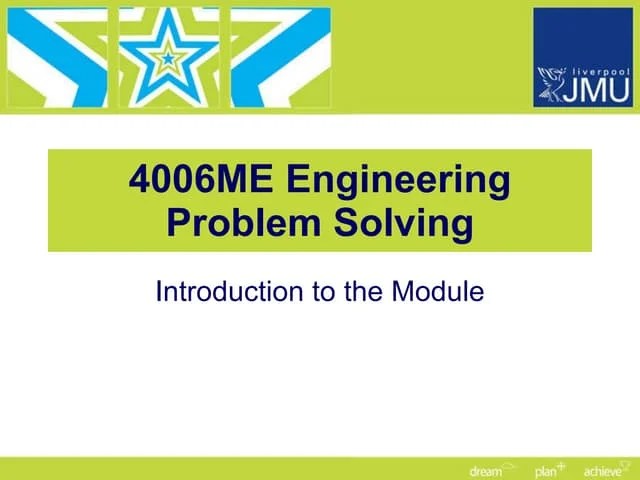 Lecture 1 Introduction To The Module | PPT