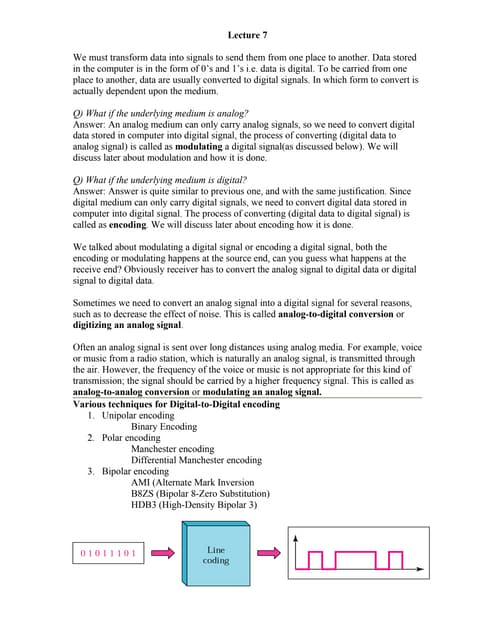 Lecture7 Encodingmodulation | DOC