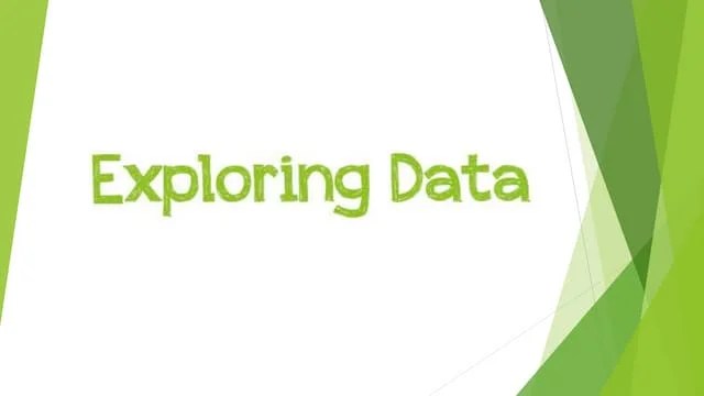 Lesson 1 Exploring Data | PPTX | Science