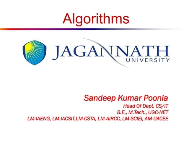 Linear Time Sorting Algorithms | PPT