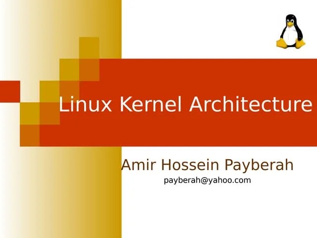Linux Kernel Architecture | PDF