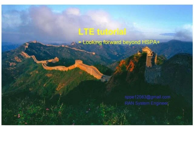 Lte Tutorial Pdf