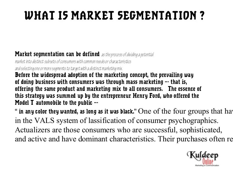 Chapter 03 Consumer Behavior 10e Schiffman Kanuk Chapter 3 Market Segmentation And Strategic Targeting 1 The Process Of Dividing A Market Into Course Hero Peter wants to segment the target audience for his frozen yogurt shop based on benefits sought.
