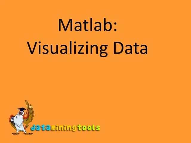 Matlab Visualizing Data | PPTX | Computer Animation | Computer Software ...