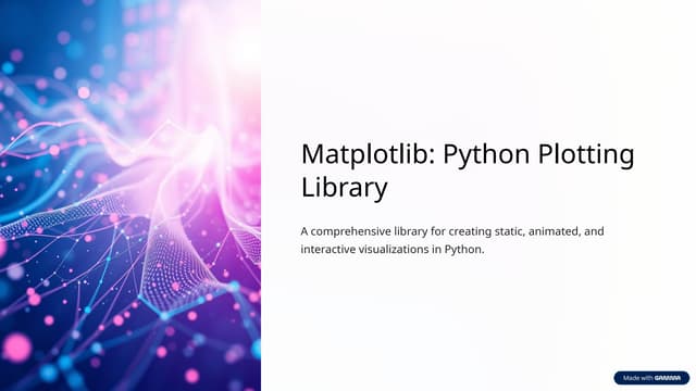 Matplotlib Explained Matplotlib Is A Python Plotting Package By - Premium Space Wallpaper Gallery - Full HD