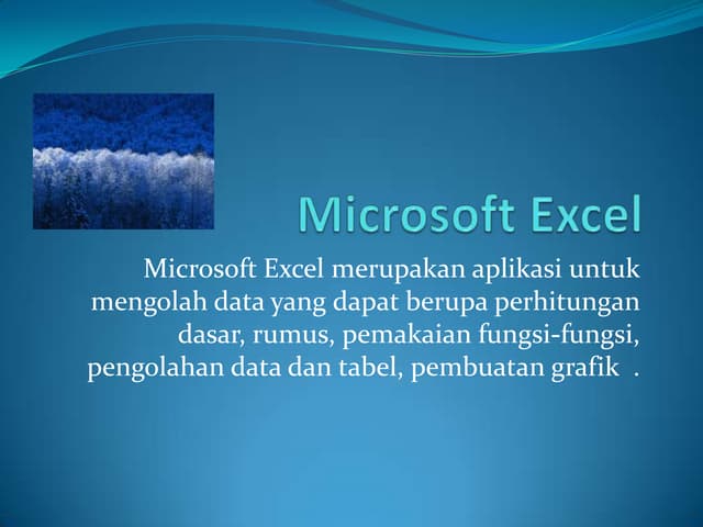 Microsoft Excel Pptx