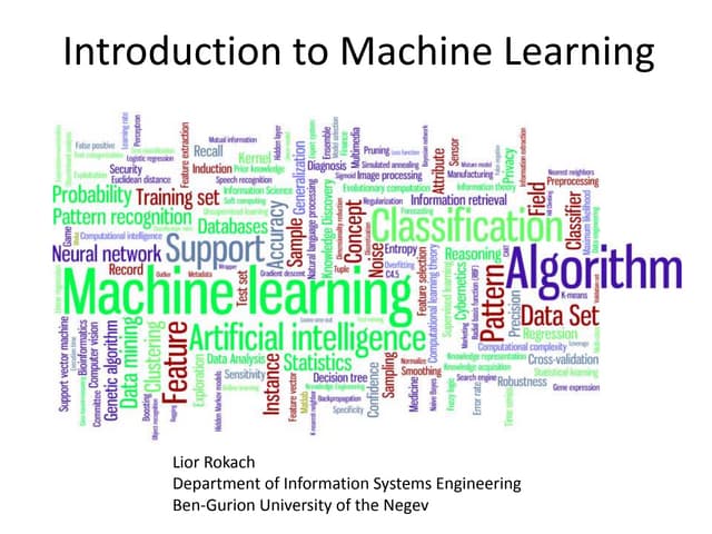 Supervised Learning And Unsupervised Learning | PPTX