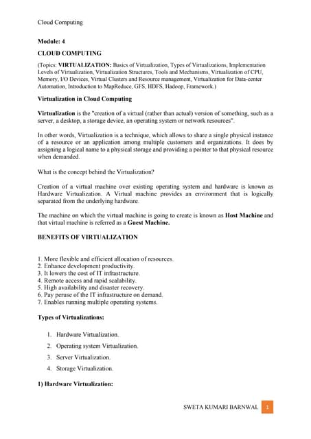 Virtualization In Cloud Computing And Machine Reference Model Pptx