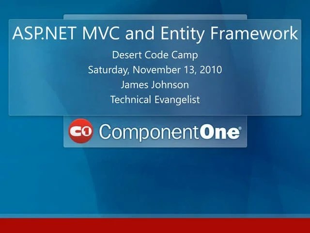 ASP.NET MVC And Entity Framework 4 | PPT