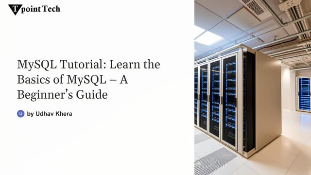 Mysql Tutorial Learn The Basics Of Mysql A Beginners Guide Pdf - Best Dark Arts in HD