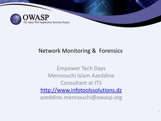 Network Forensic Packet Analysis Using Wireshark Pdf