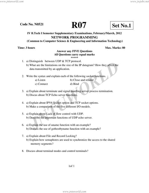 Network Programming Pdf