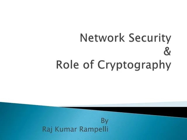 Network Security Cryptography Ppt | PPT