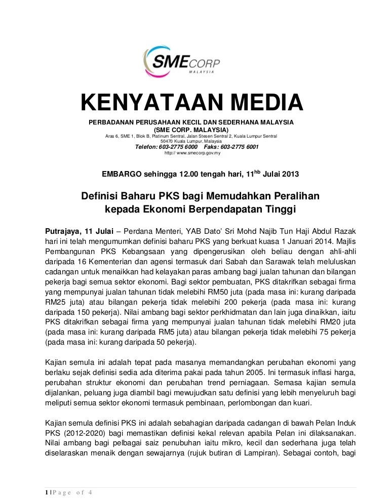 In malaysia and it is now become one of the. New Sme Definition