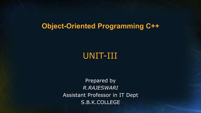 Object-Oriented Programming C++inheritance Types Of Inheritanceexampple ...
