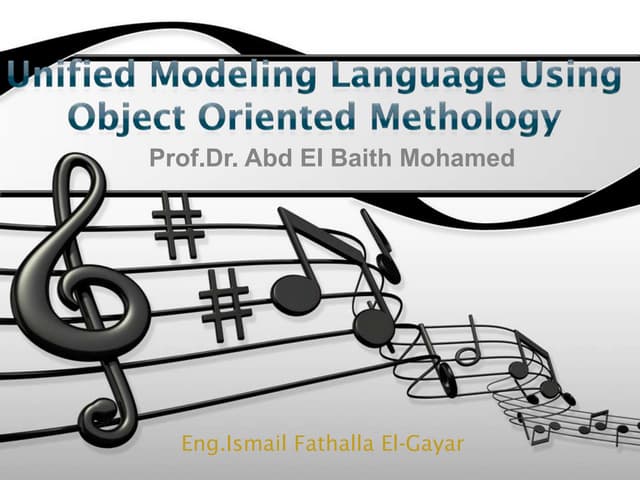 Object Oriented Methodology & Unified Modeling Language | PPT