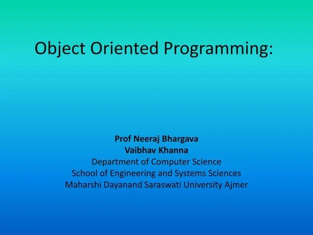 1.2 Procedural Vs Object Oriented Programming.pptx