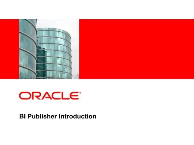 How To Create Oracle Fusion BI Publisher Report Using RTF Template | DOCX