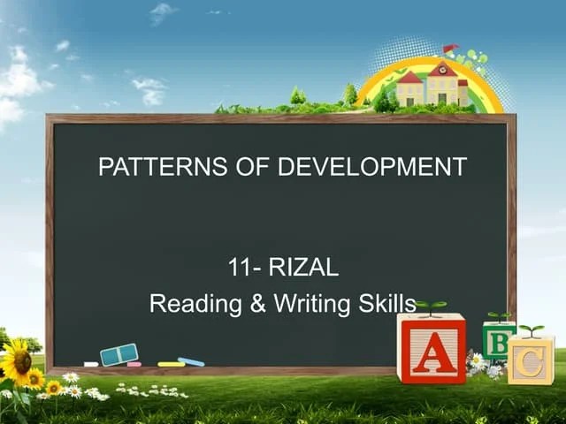 Patterns Of Paragraph Development Narration Description Definition