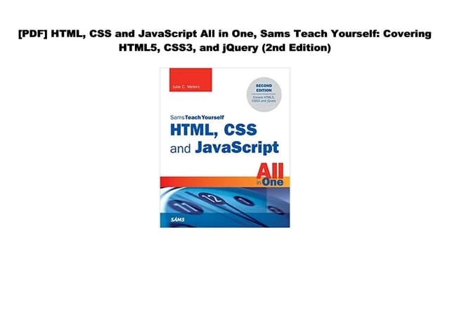 [Audiobook] HTML, CSS And JavaScript All In One, Sams Teach Yourself ...