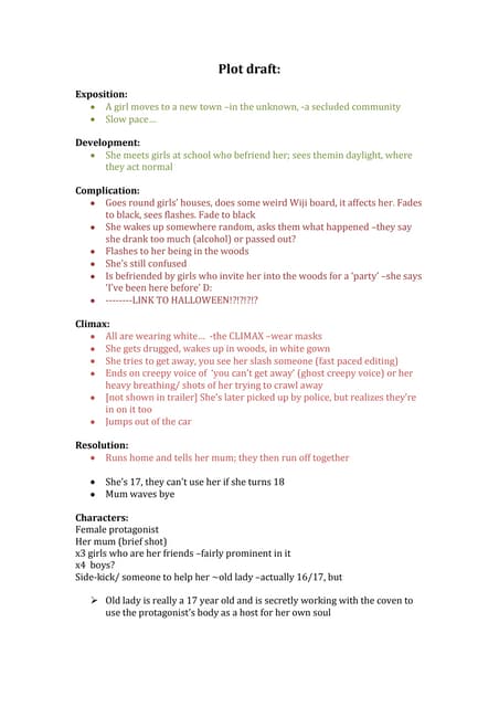 Plot Idea 1 (draft) | DOCX | Women\'s Clothing | Women\'s Fashion