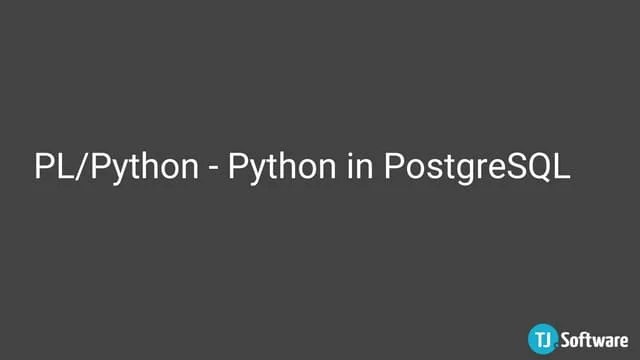Pl Python Python W Postgre Sql Pdf