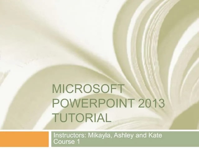 Learn Ms Powerpoint Basics Ppt