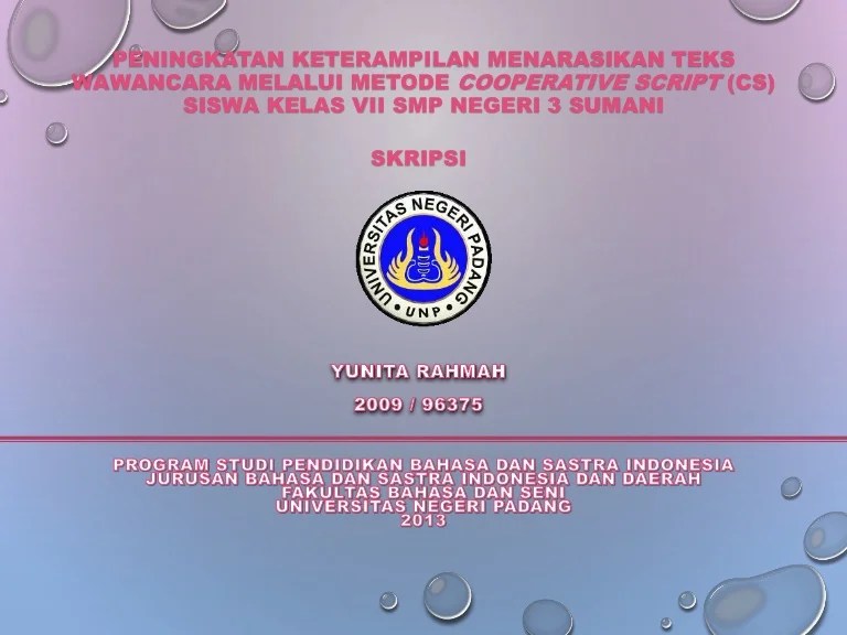 Download kalimat pembuka dan penutup seminar proposal dan ujian skripsi opening and closing sentences mp3 secara gratis di any download. Power Point Sidang Skripsi