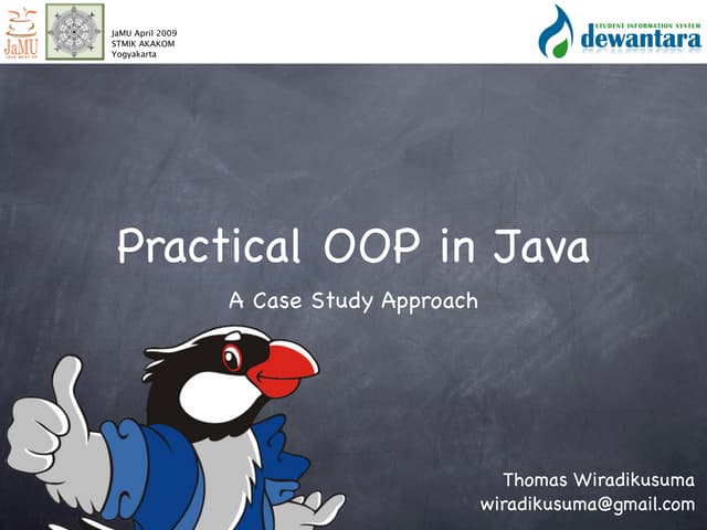 Practical OOP In Java | KEY | Programming Languages | Computing